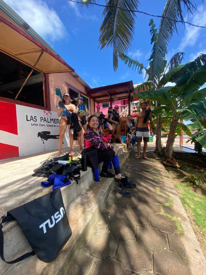 Las Palmeras Oceanview Hotel And Dive Center Little Corn Island Exterior foto